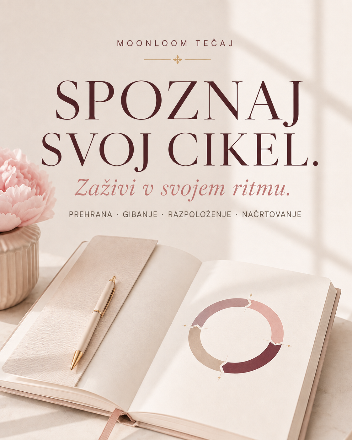 Spoznaj svoj cikel - online tečaj